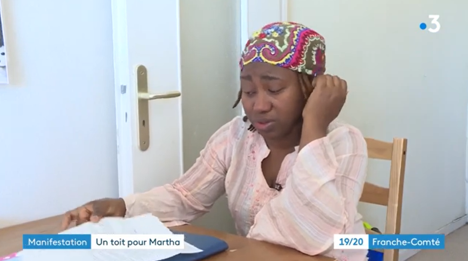 Manifestation : un toit pour Martha
