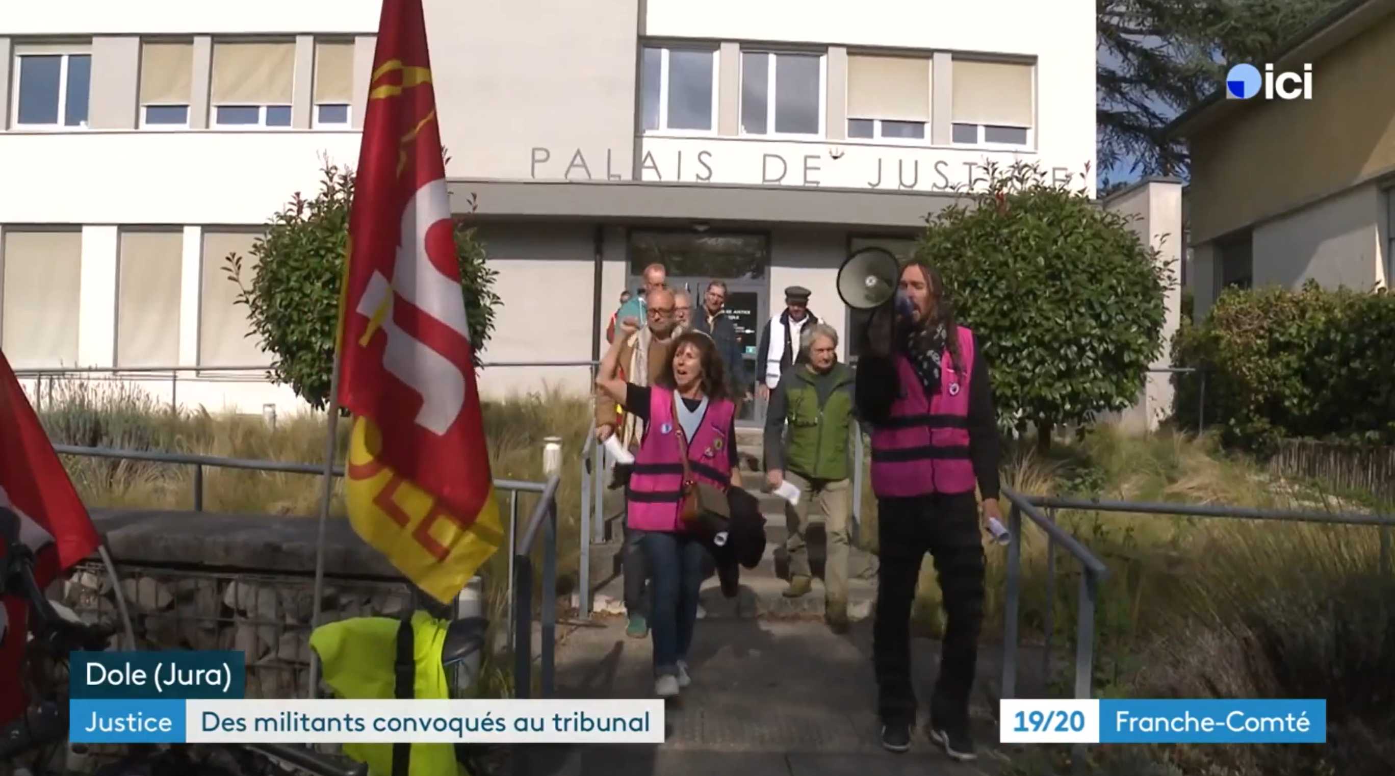 Des militants convoqués au tribunal