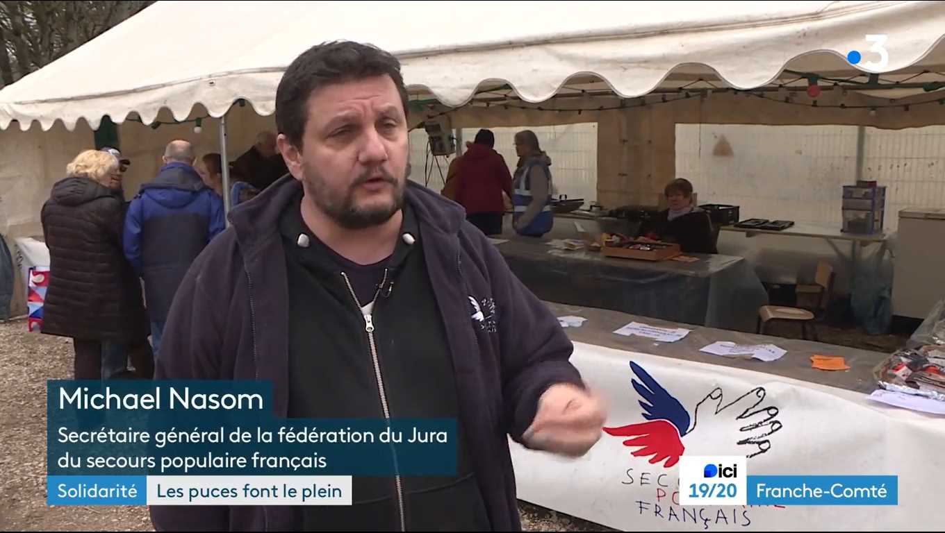 Solidarité : les puces du Secours Populaire Dolois font le plein