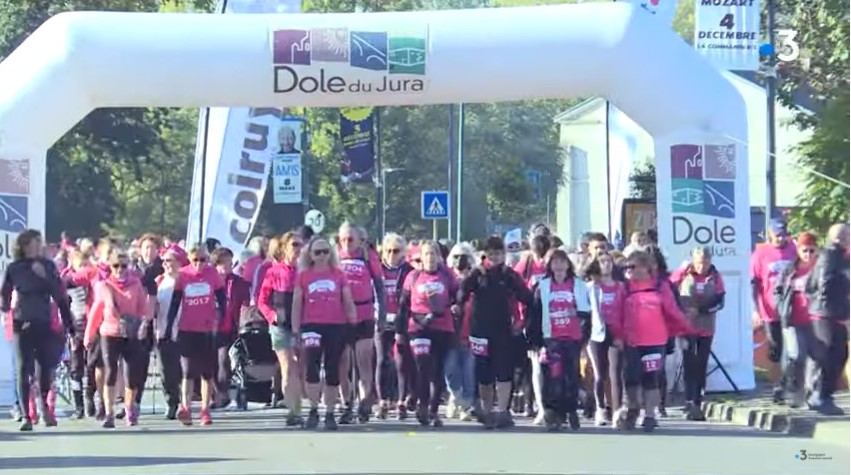 Retour en images sur la course la Doloise, en faveur de la recherche contre le cancer du sein